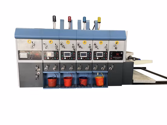 Macchina da stampa Flexo a quattro colori per scatole di cartone ondulato